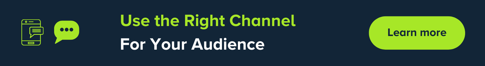 channels for audience banner